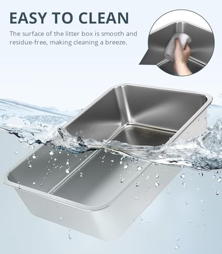 WENBOKMIN Stainless Steel Cat Litter Box - Image 5