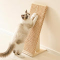 PETKARAY Inclined Cat Scratcher Ramp, 24.8'' Sisal Cat Scratcher by PETKARAY