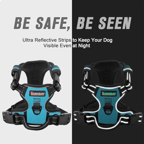 BARKBAY Dog Harness No Pull for Small Sized Dog Front Back Clips, Dog Vest - Image 5