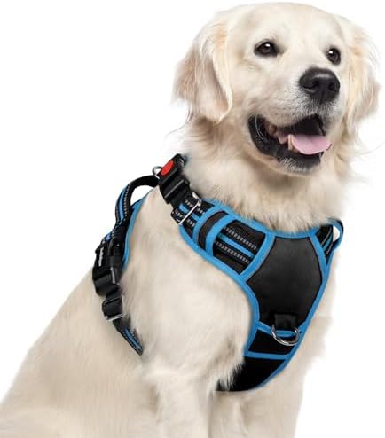 rabbitgoo Dog Harness for Large, No Pull 3 Buckles Easy On & Off by rabbitgoo