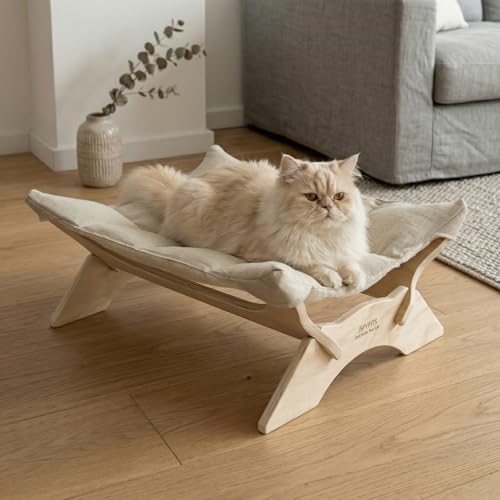 JSPYFITS Elevated Cat Bed Hammock, Raised Cat Bed - Image 6
