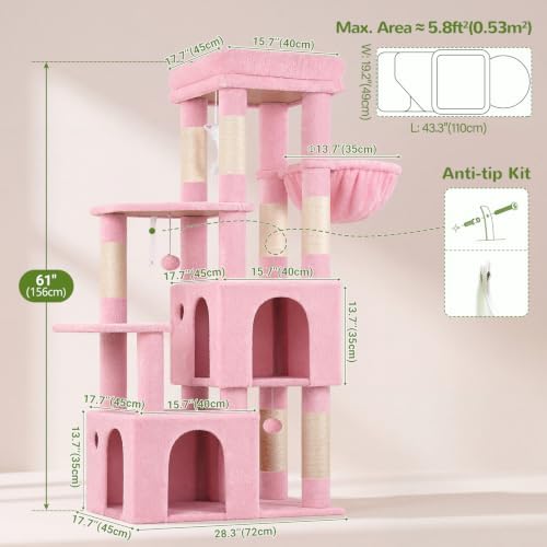Globlazer Heavy Duty Cat Trees for Big Cats Maine Coon - Image 5