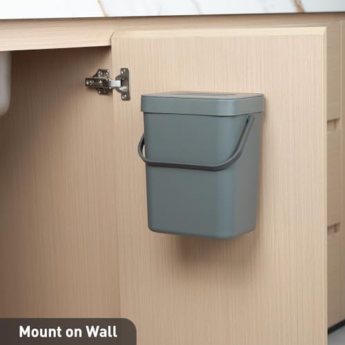 EKO Puro Mini Wall-Mounted Kitchen Trash Can - Image 4