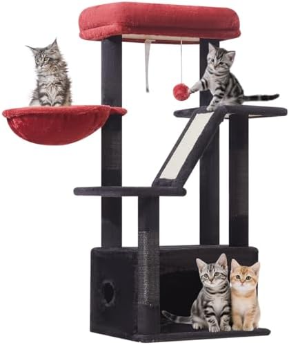 Taoqimiao Gothic Cat Tree, 38.5In Cat Tower by Taoqimiao