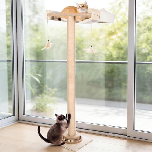 Fantasreen Window Perch Cat Hammock Tree 48", by Fantasreen