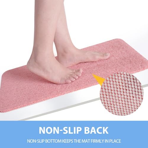 Hargiis Non-Slip Bathtub Mat, 2 Pack Anti Slip Shower Mat, Fast Drying Bathtub - Image 3