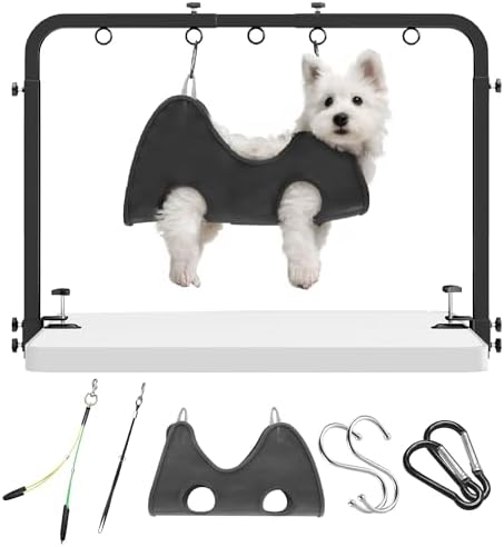 Dog Grooming Arm for Table, 27-39" W by Josmimic