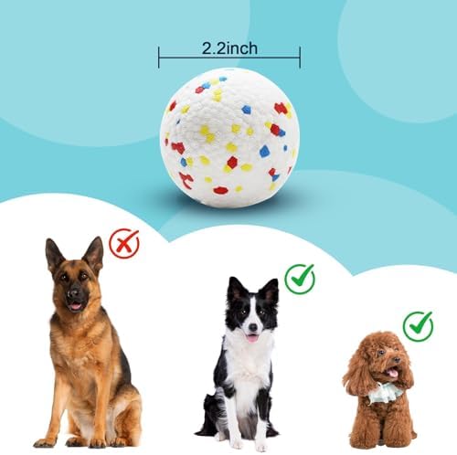 6-Pack Dog Toy Balls, 2.3-Inch ETPU Material, Replacement Balls - Image 2