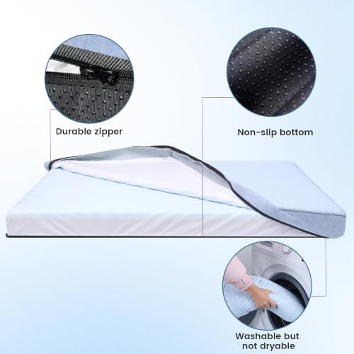 Cooling Dog Beds for Dogs, Orthopedic Memory Foam Dog Bed，Washable Pet Beds for - Image 3
