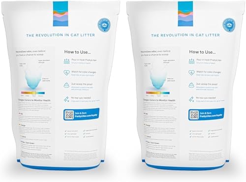 PrettyLitter Health Monitoring Cat Litter, Lotus Flower, 6 lb. Bags - Image 3