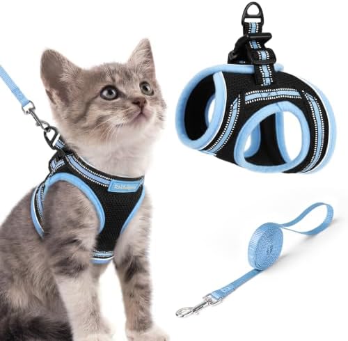 rabbitgoo Cat Harness and Leash Set, Step-in Soft Vest by rabbitgoo