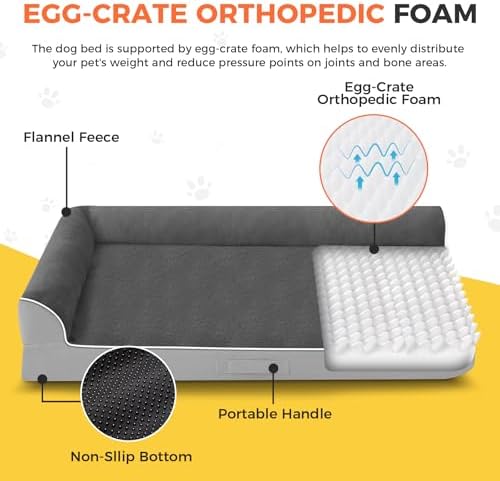 XXL Orthopedic Dog Bed, Extra Large Dogs - Image 2