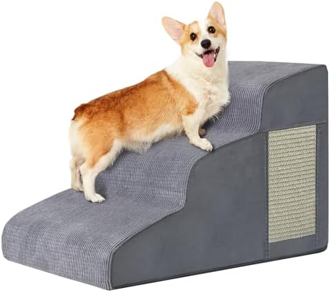 Ahpmeoa Dog Stairs for Small Dogs 15.7" H, Dog Ramp for Bed by Ahpmeoa