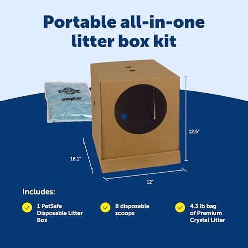 PetSafe Disposable Litter Box, Fresh Scent, 4.3Lb Bag - Image 3