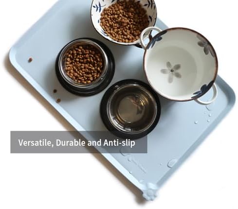 Hoki Found Large Silicone Pet Food Mats Tray - Image 4