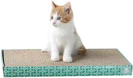 Kitty City Cat Scratcher– 2-Pack Durable Corrugated Cardboard Scratch Pads - Image 6