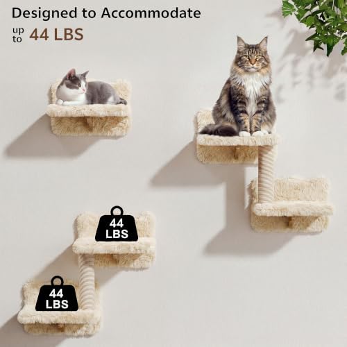 9-in-1 Cat Wall Shelves, Cat Wall Furniture Set - Image 6