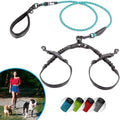 SparklyPets Double Dog Bungee Rope Leash by SparklyPets