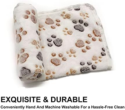 SORKUT 1 Pack 3 Puppy Dog Blankets Super Soft Warm Sleep Mat Fluffy Premium - Image 5