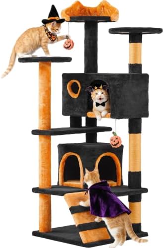 Yaheetech 54in Gothic Cat Tree by Yaheetech