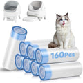 160 Ct Cat Litter Box Liners Compatible by Unknown