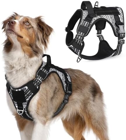rabbitgoo Tactical Dog Harness for Medium, No Pull Military Service Vest by rabbitgoo