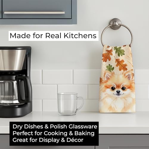 Caroline's Treasures Pomeranian Dogs Kitchen Towel 15x25 in - Image 3