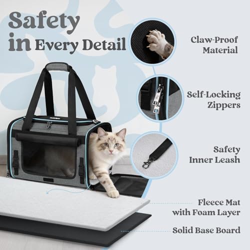 rabbitgoo Cat Carrier Soft - Image 3