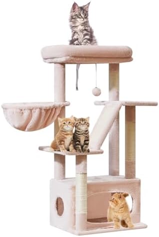 Taoqimiao Cat Tree, 38.5In Cat Tower by Taoqimiao