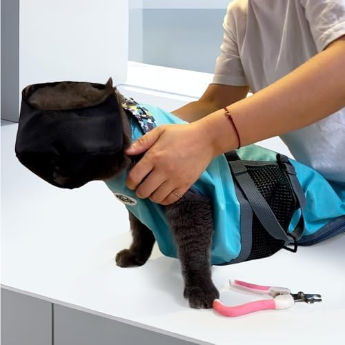 Cinf Cat Restraint Grooming Bag, Anti-Scratch Tool - Image 5