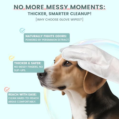 IMMHABI Hypoallergenic Pet Glove Wipes - Image 2