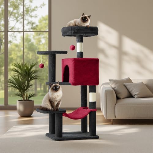 Sweetcrispy 44 Inch Cat Tree Tower by Sweetcrispy