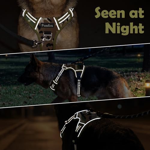 Funfox Dog Harness No Pull, Adjustable Pet Vest Harness, Super Soft Material - Image 7