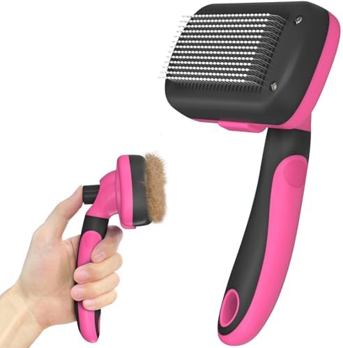 Dipoo Self-Cleaning Pet Grooming Brush by Dipoo