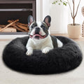 JOLLYVOGUE Dog Bed, Calming Anti-Anxiety Large Dog Bed, Fluffy Donut Cushion by JOLLYVOGUE