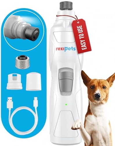 REXIPETS Cat and Dog Nail Grinder by Rexipets