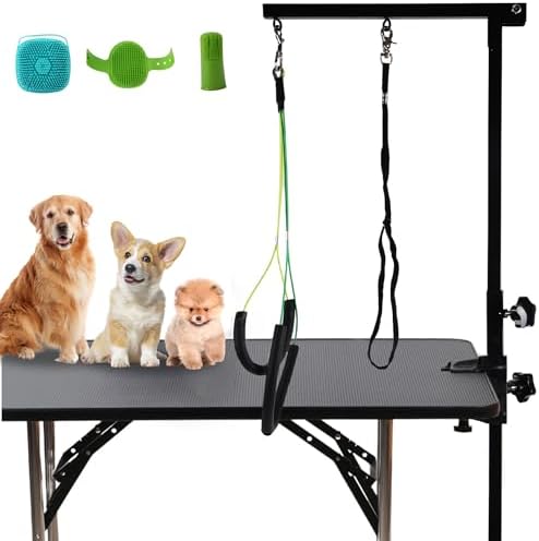 Dog Grooming Arm with Clamp & Pet Grooming Table Accessories by Metacrafts