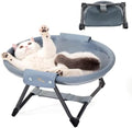 KITTY KINGDOM No-Assembly Folding Cat Hammock, Portable Elevated Cat Bed by Unknown