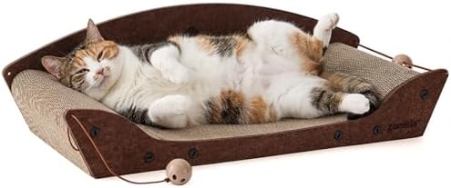 ZOMISIA 26'' Cardboard Cat Scratcher Bed by Zomisia