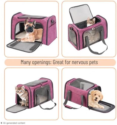 Mr. Pen- Pet Carrier, 17.5" x 11.2" x 11.5", Medium Size - Image 6