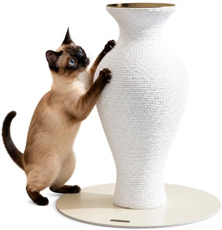 Furrytail 18'' Cat Scratching Post, Paper Rope Scratcher by Furrytail