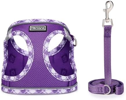 Mercano Soft Mesh Dog Harness and Leash Set, Step-in Reflective Breathable - Image 2