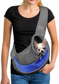 YUDODO Pet Sling Carrier for 10-15 lbs Small Dogs Puppy Crossbody Carrier by YUDODO