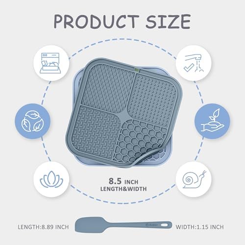 ChefAide 2 Pack Lick Mat for Dogs, Cats & Puppies - Image 2