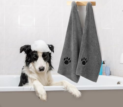 Puomue 3 Pack Microfiber Dog Towels - Image 5