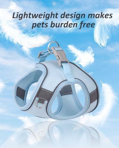 Solmoony Dog Harness for Small Medium Dogs No Pull, Puppy Harness and Leash Set - Image 3