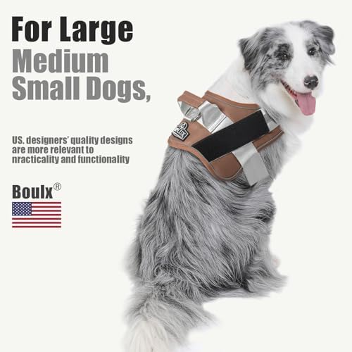 Bolux Dog Harness, No-Pull Reflective Dog Vest, Breathable Adjustable Pet - Image 4
