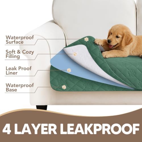 PAWFINITY Waterproof Bed Cover for Dogs, Pet Blanket for Mattress Washable - Image 6