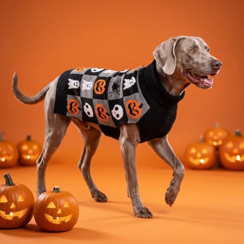 KYEESE Dog Halloween Sweaters for Large Dogs Soft Knit Pullover Outfit - Image 3