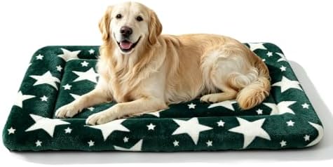 Dog Bed Mat, Reversible Crate Pad & Durable Dog Bed by FogkissComfyPawsHome